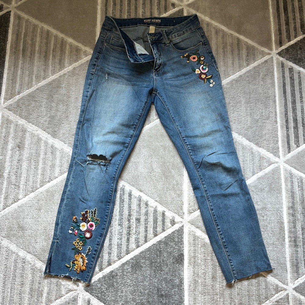 Ruff Hewn Embroidered Jeans